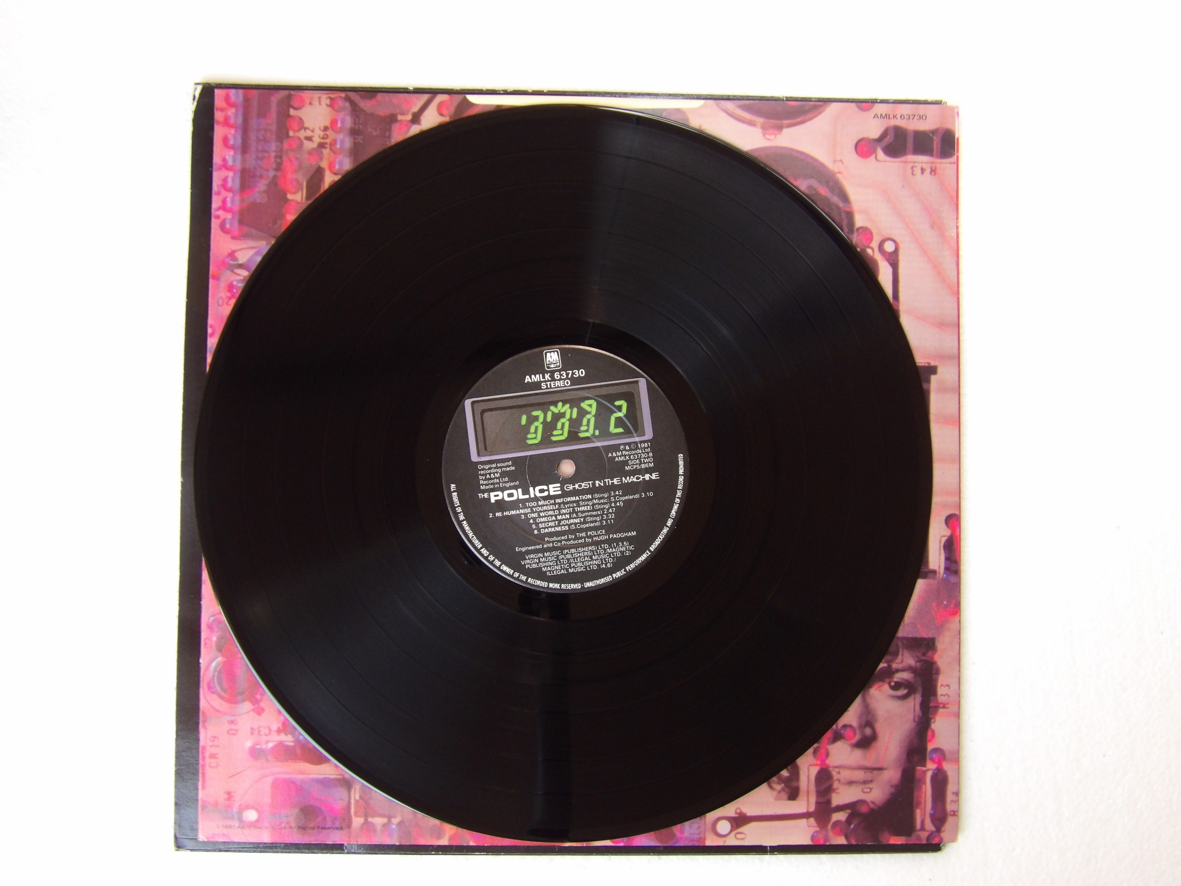 The Police: Ghost In The Machine 1981 EX A9/B4 UK LP - Image 3
