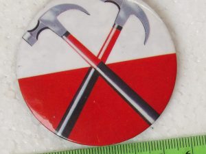 Pink Floyd:  1981 UK Tour 5.5cm Badge/Button Last ever gig