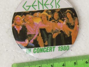 Genesis:   Original 1980 UK Tour 5.5cm Badge/Button