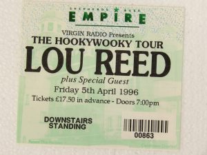 Lou Reed:  Shepherds Bush Empire  5/4/96  Original Ticket