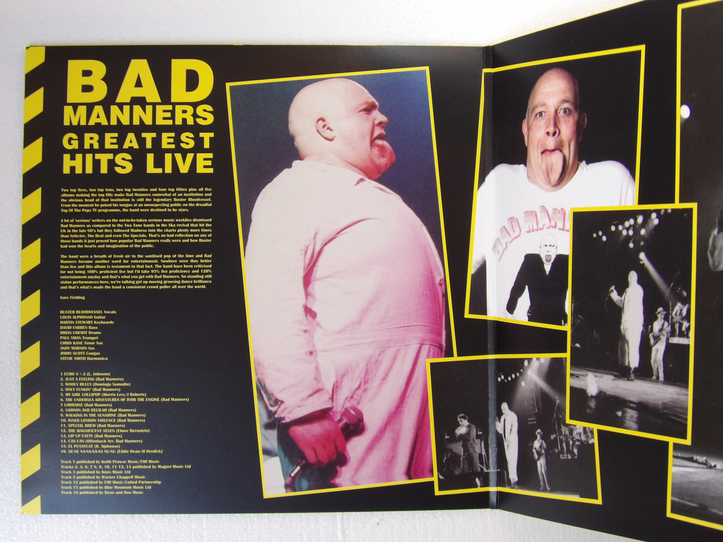 Bad Manners: Greatest Hits Live 2022 EX+ CLEAR VINYL LP - Image 6