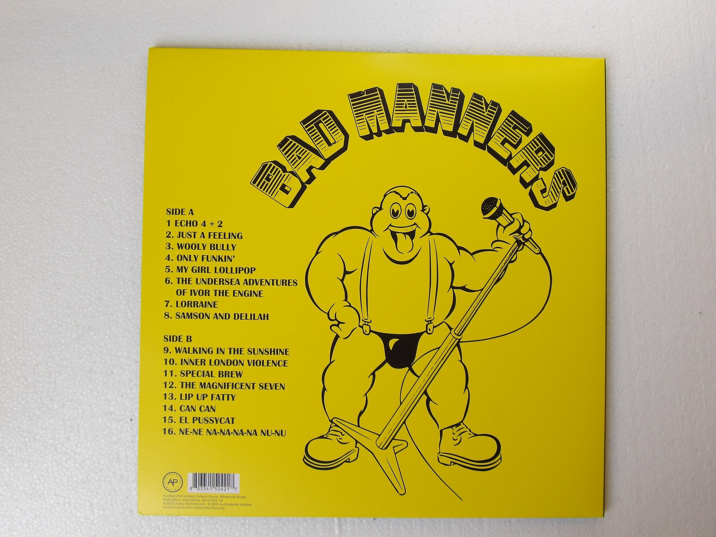 Bad Manners: Greatest Hits Live 2022 EX+ CLEAR VINYL LP - Image 2