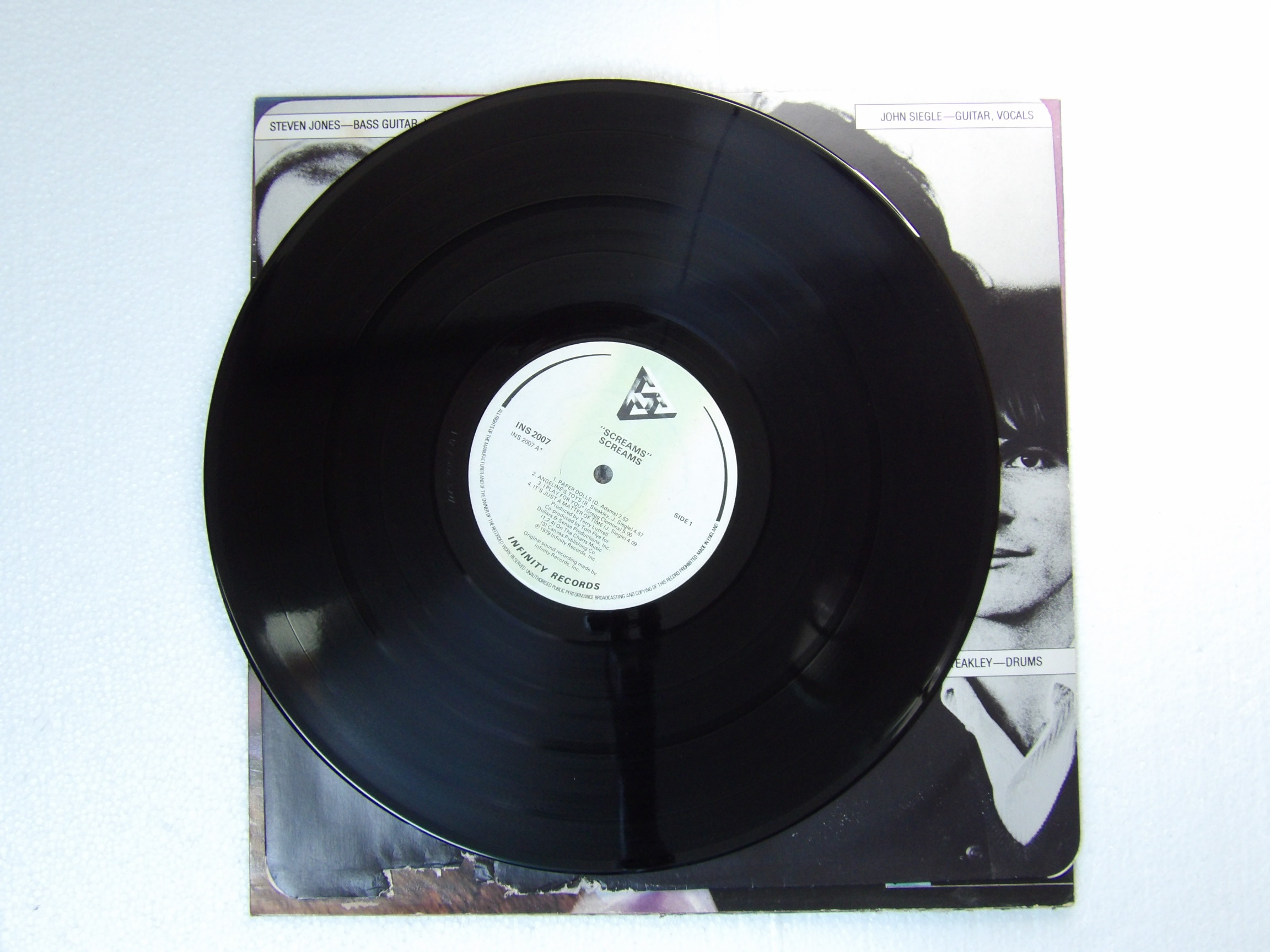 Screams: Screams 1979 UK First Press A1/B1 EX+ Power Pop LP - Image 3