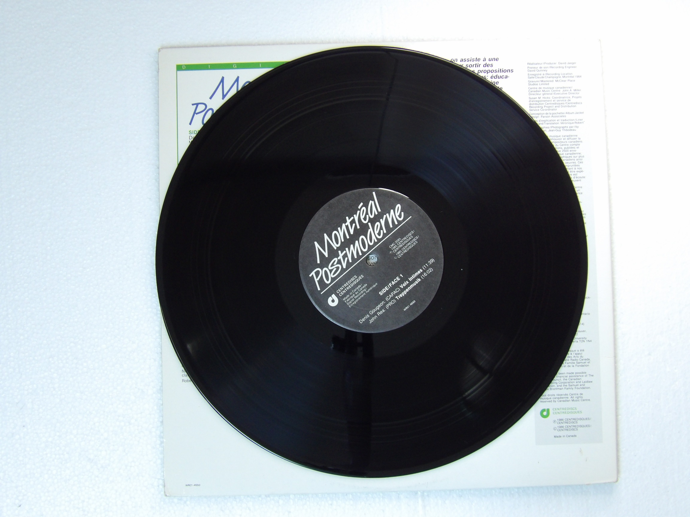 Various: Montréal Postmoderne 1986 Canadian EX+ LP - Image 3