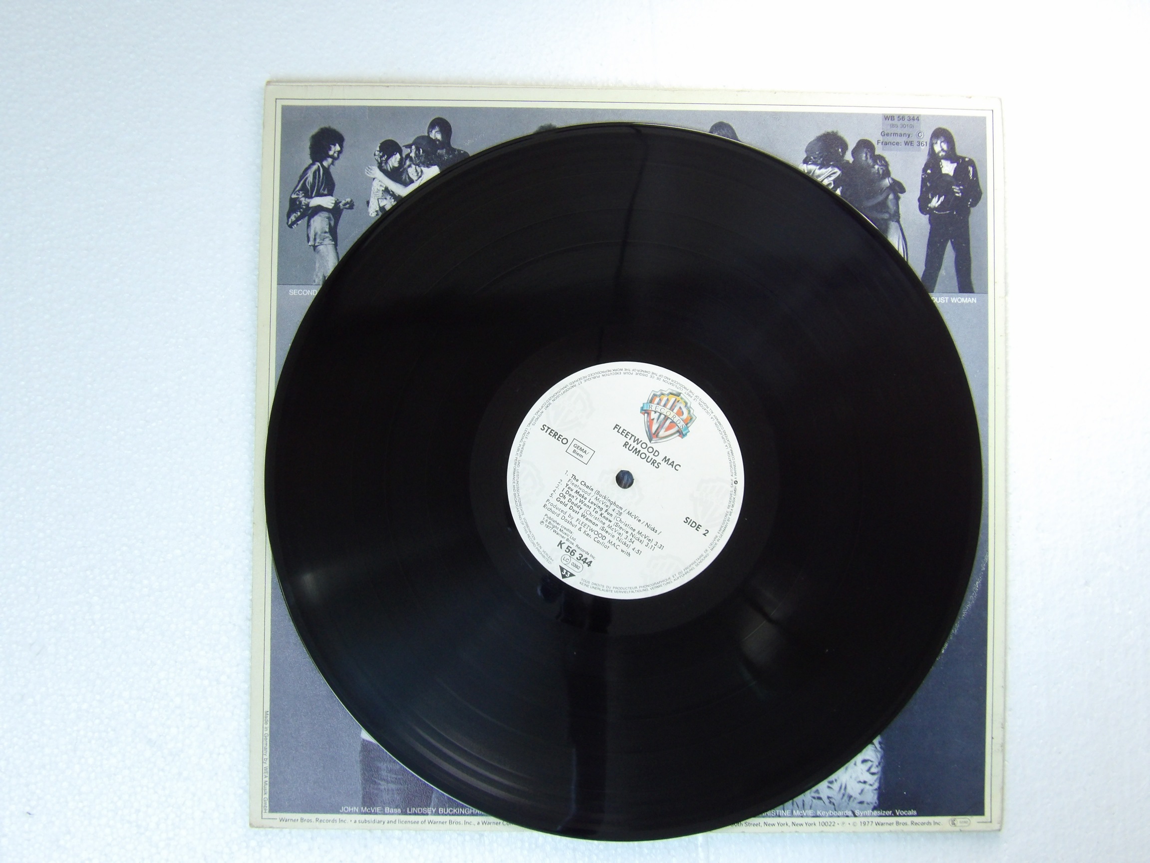 Fleetwood Mac: Rumours 1980s Alsdorf EX+ LP Textured - Image 2