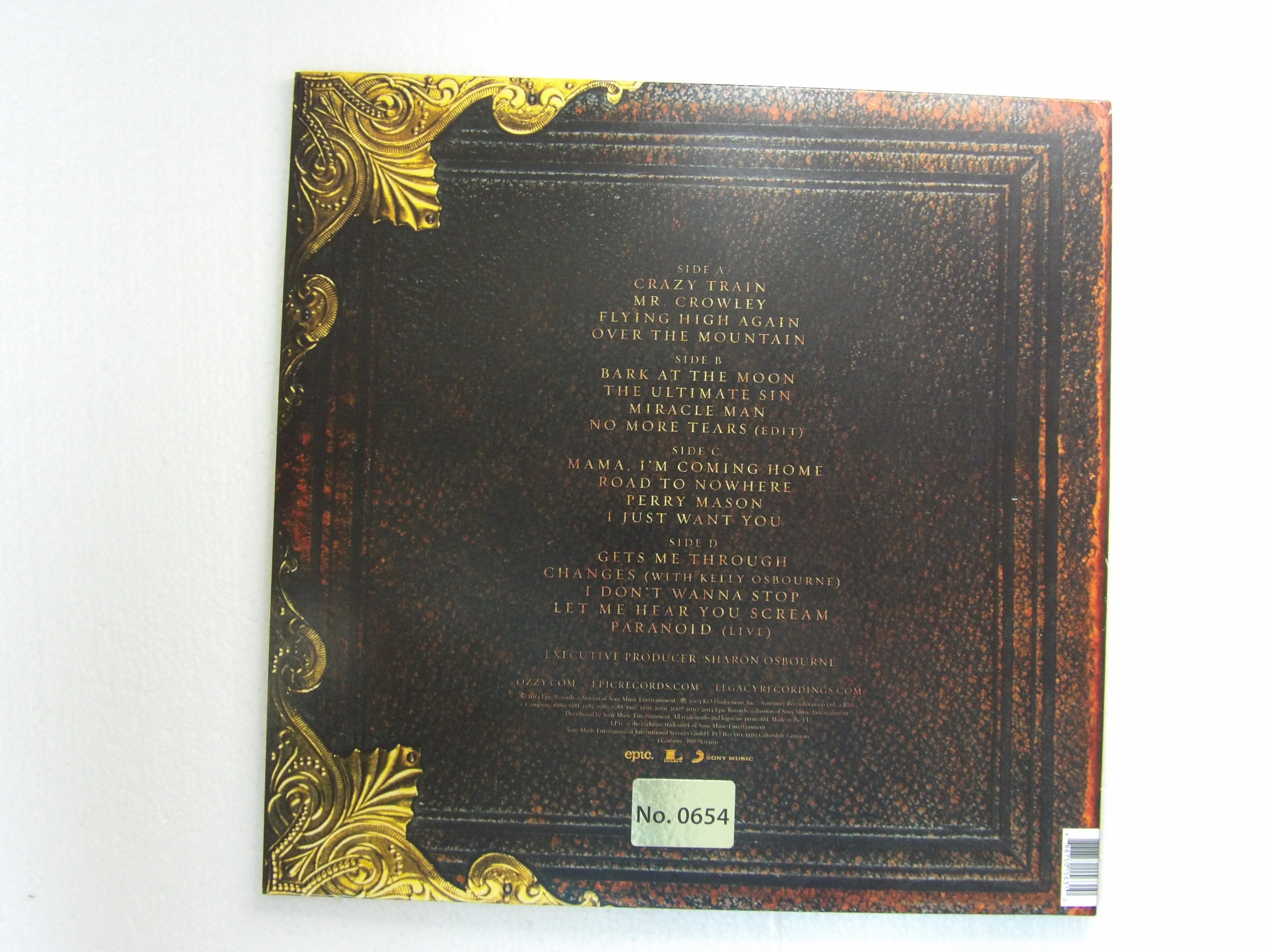 Ozzy Osbourne: Memoirs of a Madman 2014 Ltd No'd Picture Disc Near Mint 2xLP - Image 5