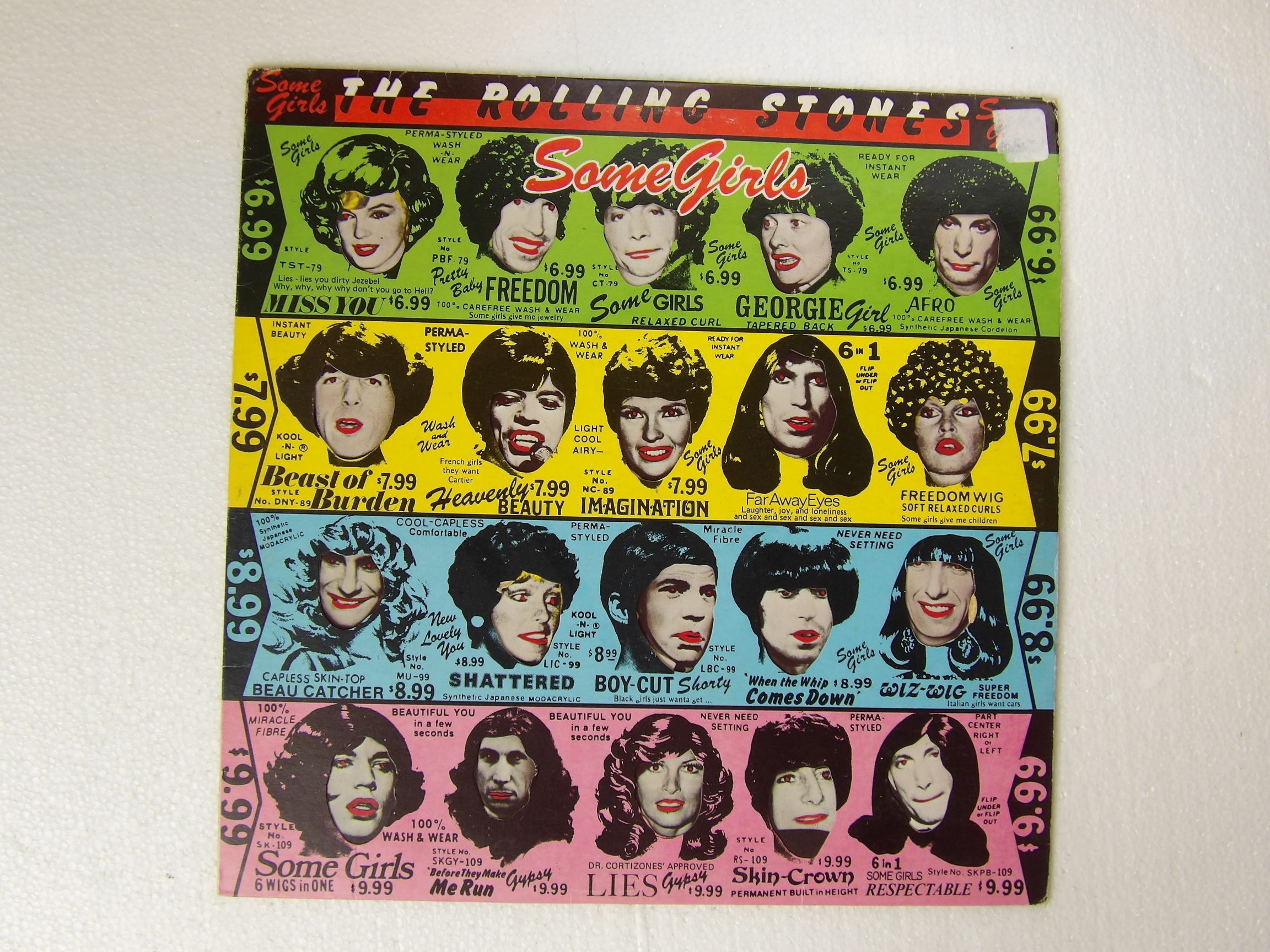 Rolling Stones: Some Girls 1978 UK A3/B3 Uncensored LP