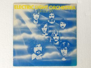 Electric Light Orchestra (ELO):  Mr Blue Sky  UK Blue vinyl  7"