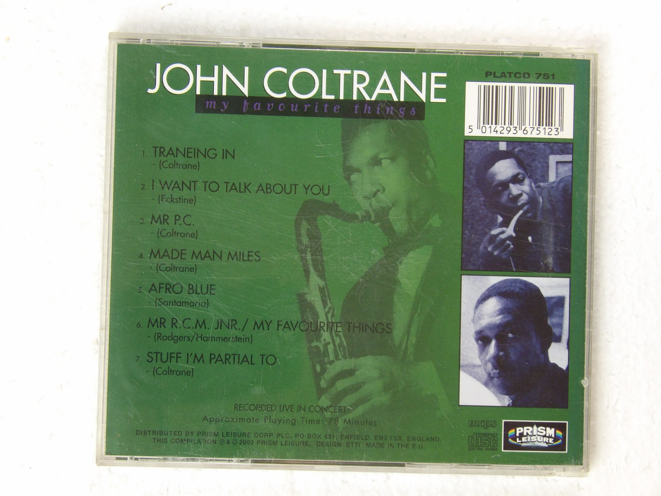 John Coltrane: My favourite Things 1999 Near Mint CD - Image 2