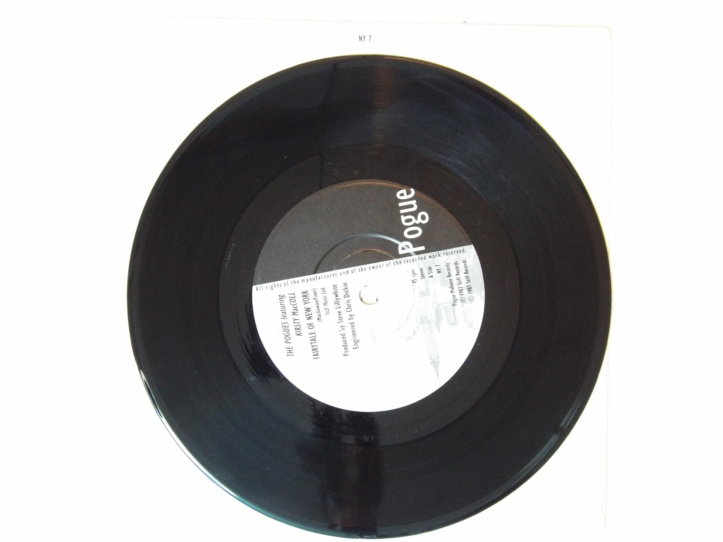 Pogues: Fairytale of New York 1987 EX A1/B1 7″ NY7 - Image 3