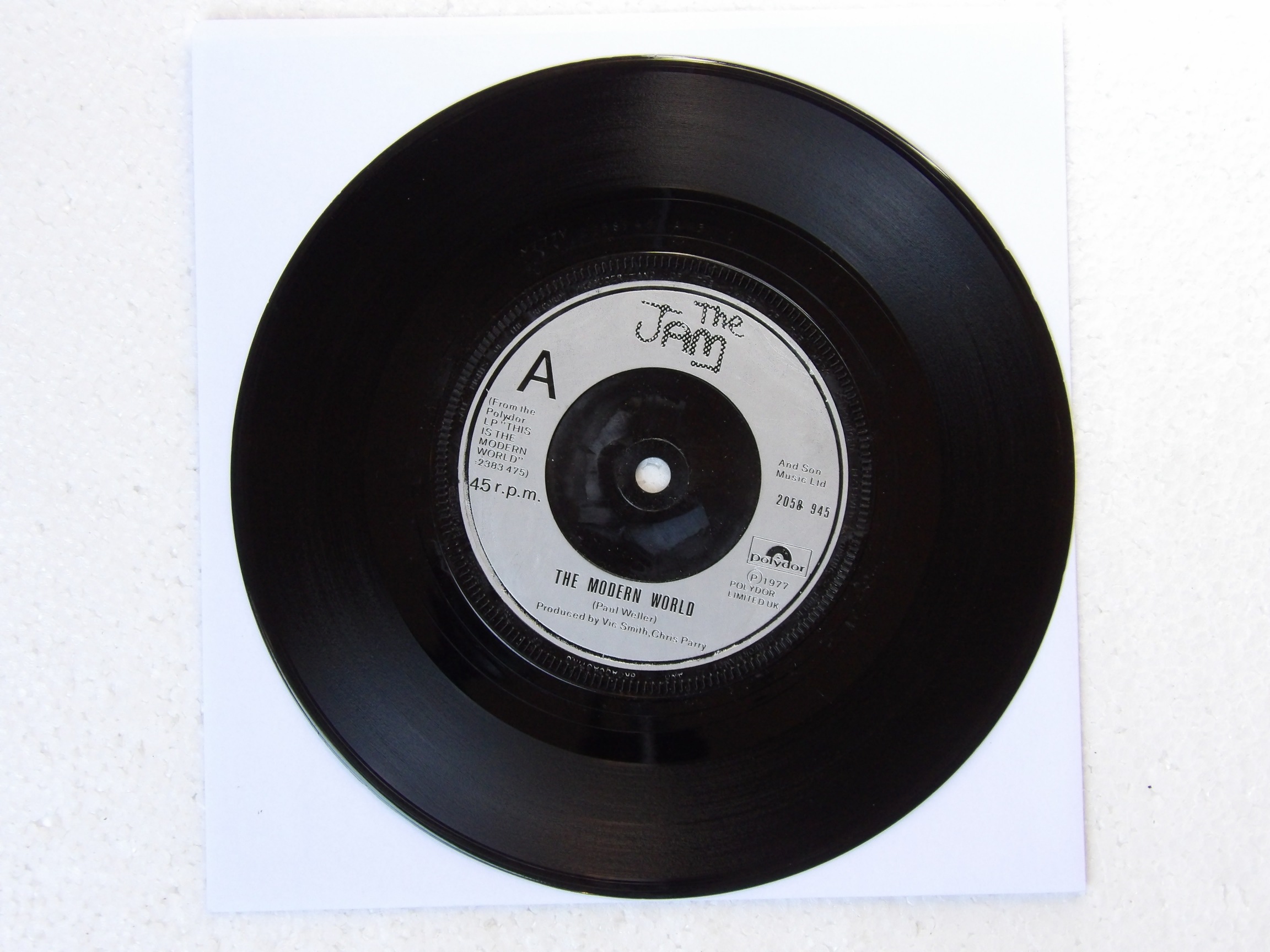 The Jam: The Modern World 1977 EX+ UK 7"