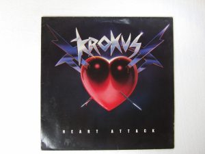 Krokus:  Heart Attack   EU First Press  1988  EX+  LP
