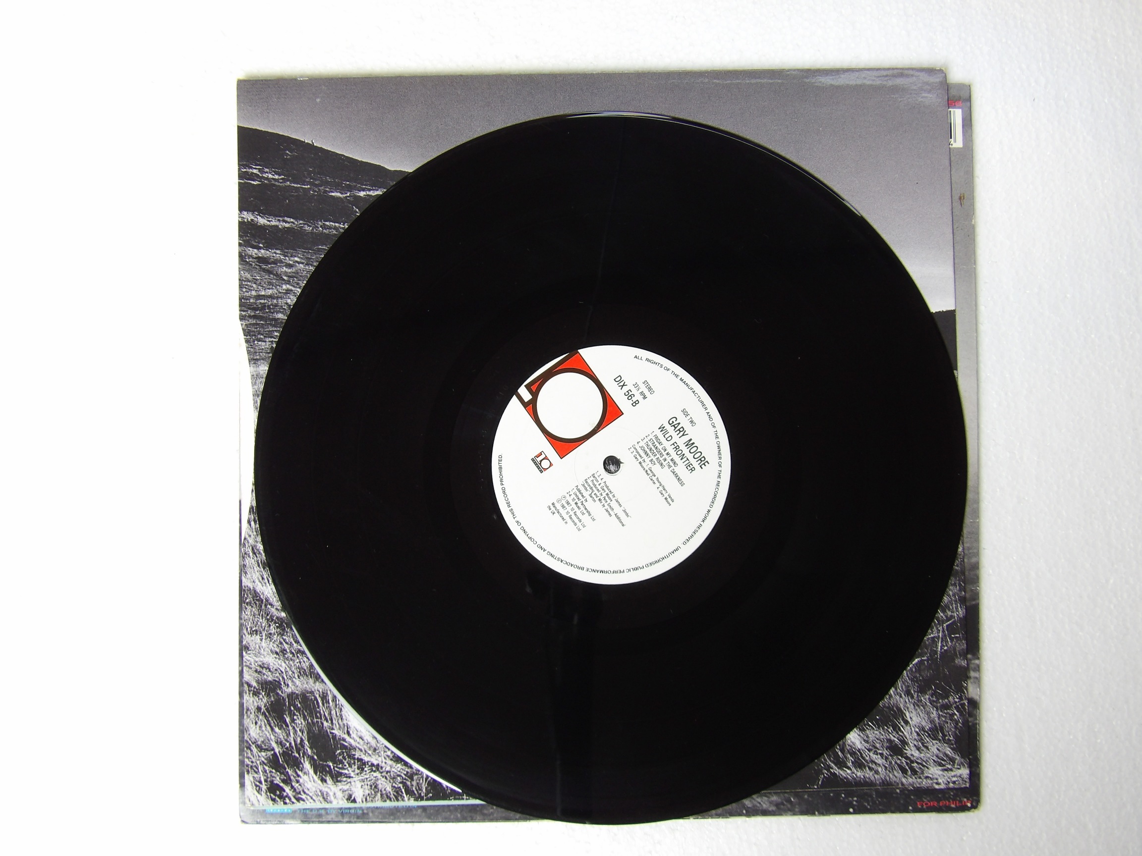 Gary Moore: Wild Frontier UK A2/B1 First Press 1987 EX LP - Image 2