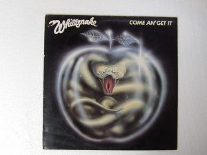 Whitesnake:  Come An' Get It  UK  A1/B2 First Press EX LP + Merch insert