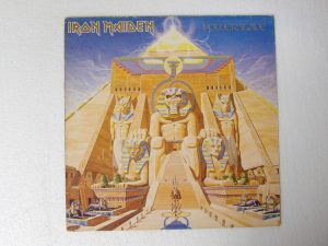 Iron Maiden: Powerslave  UK  A2/B1 First Press  1984  EX  LP Textured