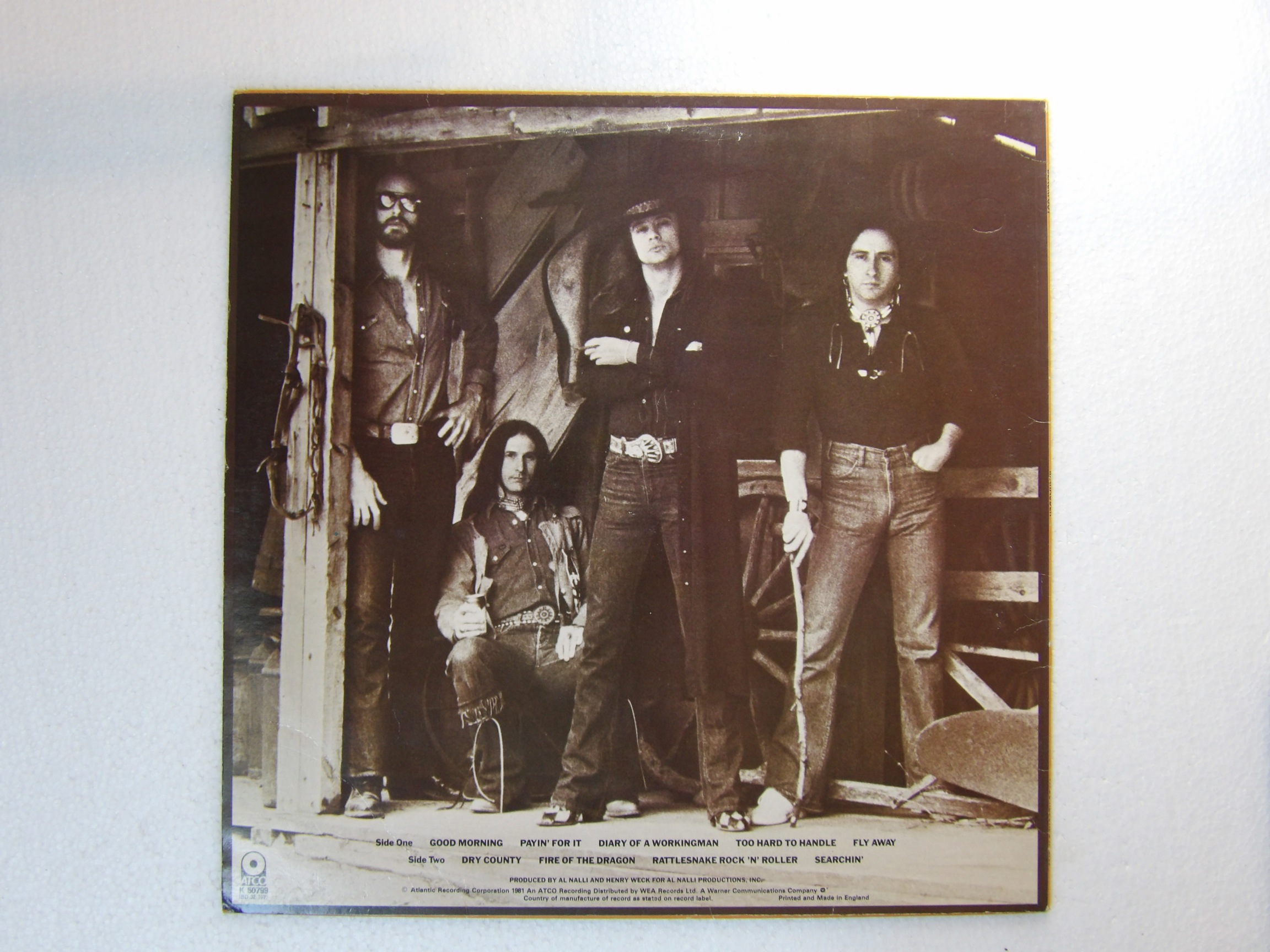 Blackfoot: Marauder EX 1981 First Pressing UK LP - Image 6