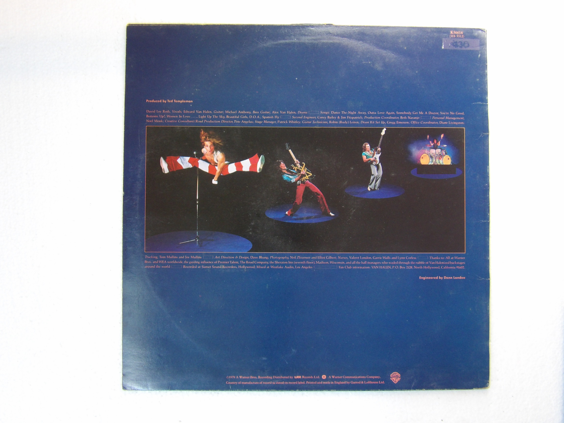 Van Halen: Van Halen II EX 1979 A1/B1 First Press UK LP - Image 6