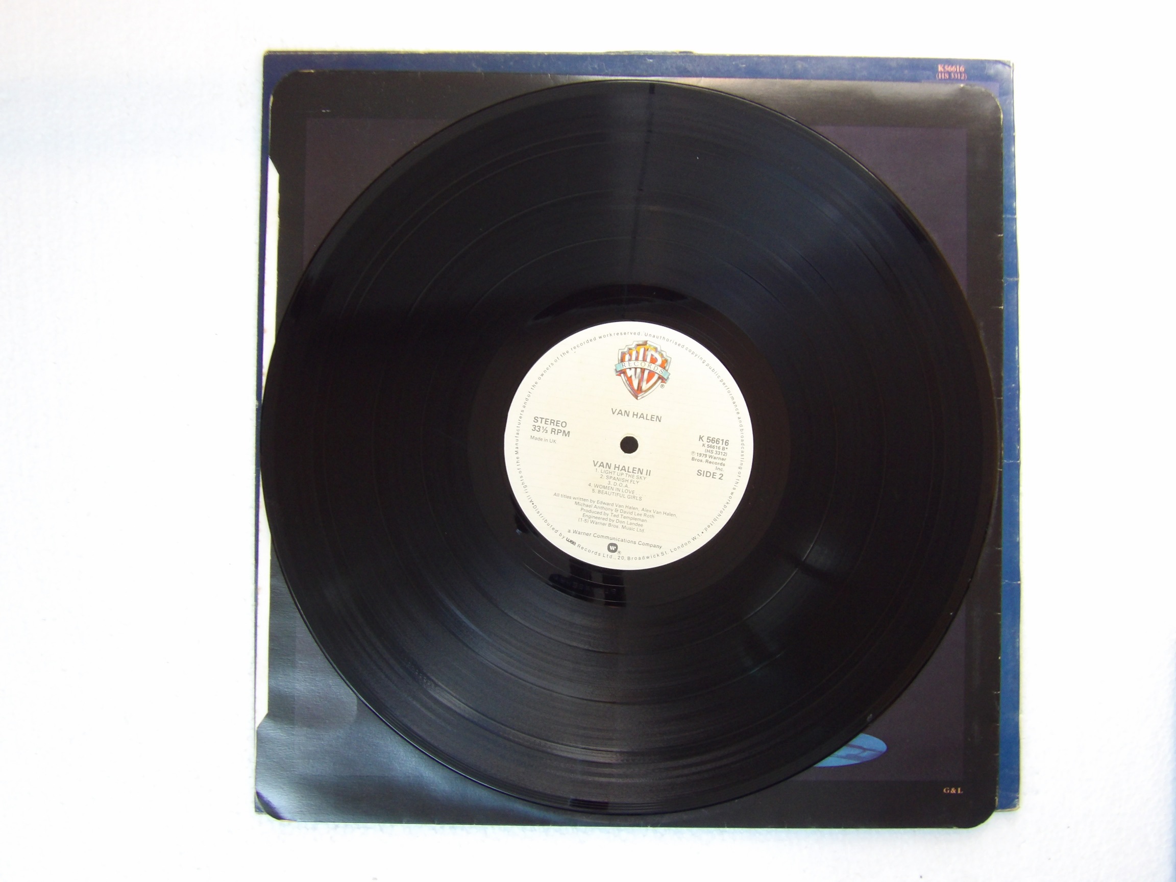Van Halen: Van Halen II EX 1979 A1/B1 First Press UK LP - Image 3