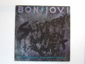 Bon Jovi:   Slippery When Wet   1986  A1/B1   EX  LP