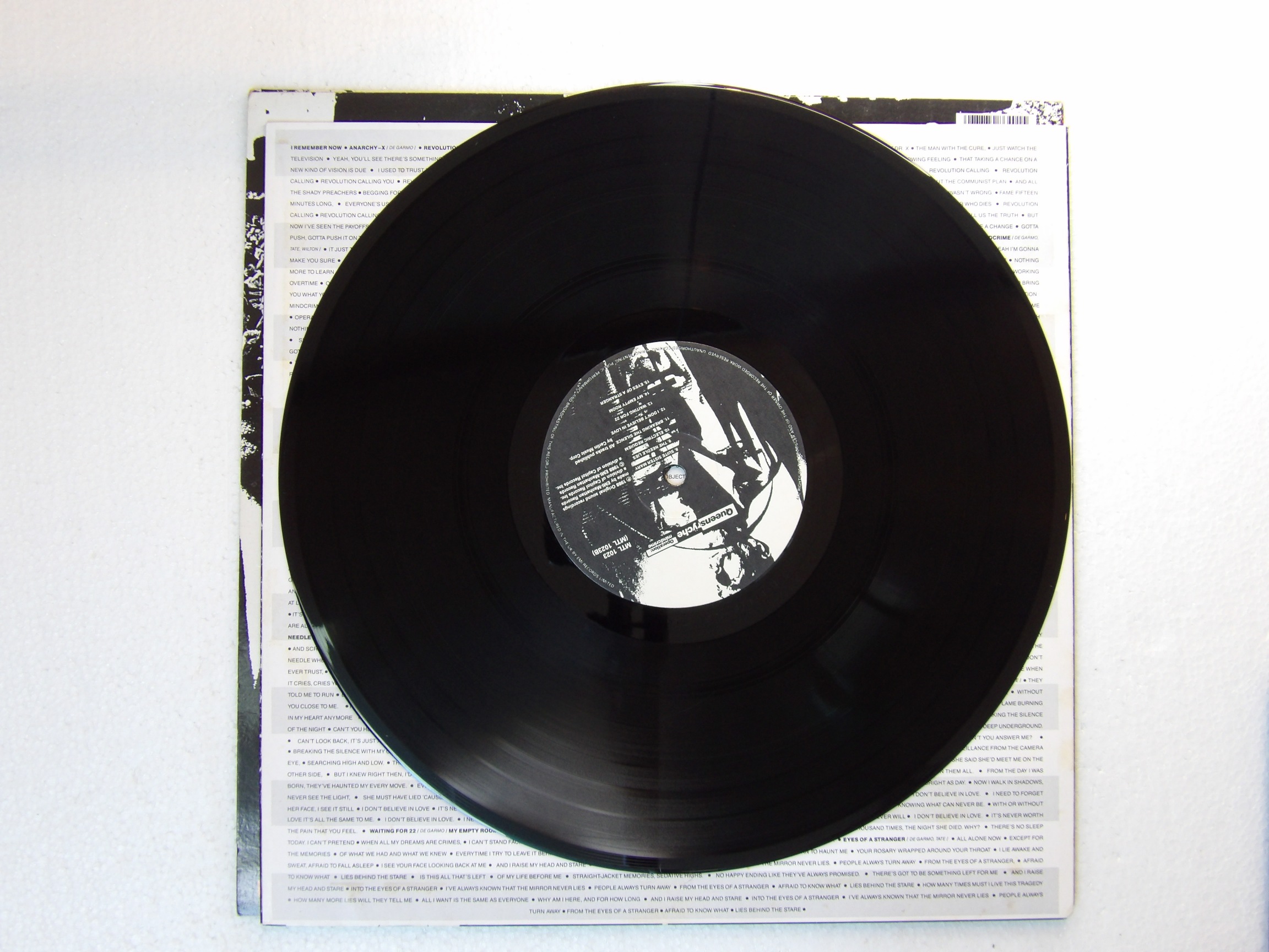 Queensrÿche: Operation Mindcrime 1988 A1/B1 First Pressing UK EX LP - Image 3