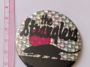 Stranglers: Large Hologram Vintage 70s/80s Badge/Button