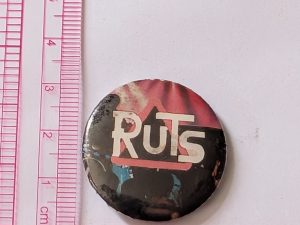 Ruts:   Vintage 70s/80s Badge/Button