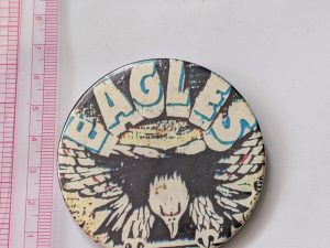Eagles: Large Eagle Vintage 1970s Badge/Button