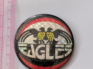 Eagles: Large Hologram Vintage 1970s Badge/Button