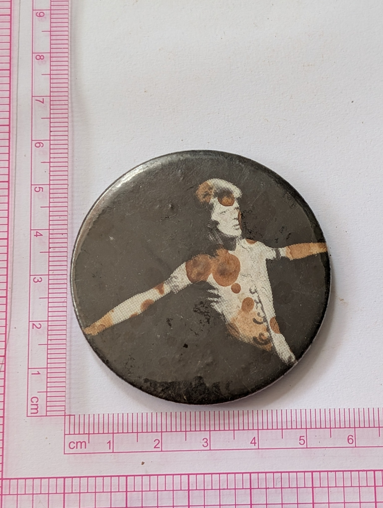 David Bowie: Large Ziggy Stardust Vintage 1970s Badge/Button