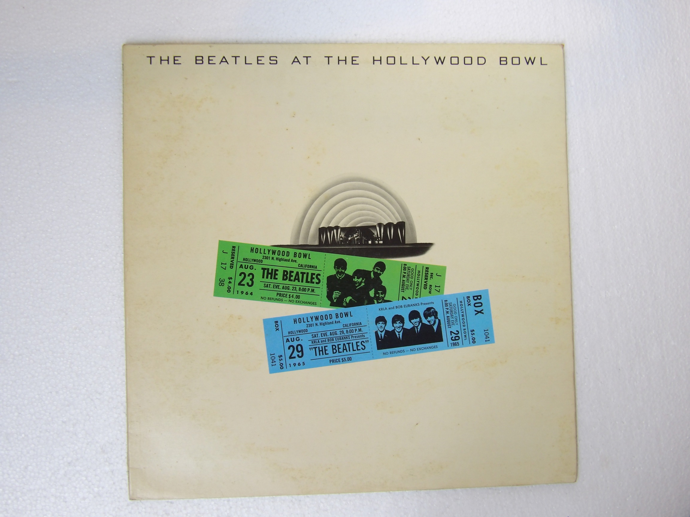The Beatles: At The Hollywood Bowl UK 1/1 1st Pressing EX LP
