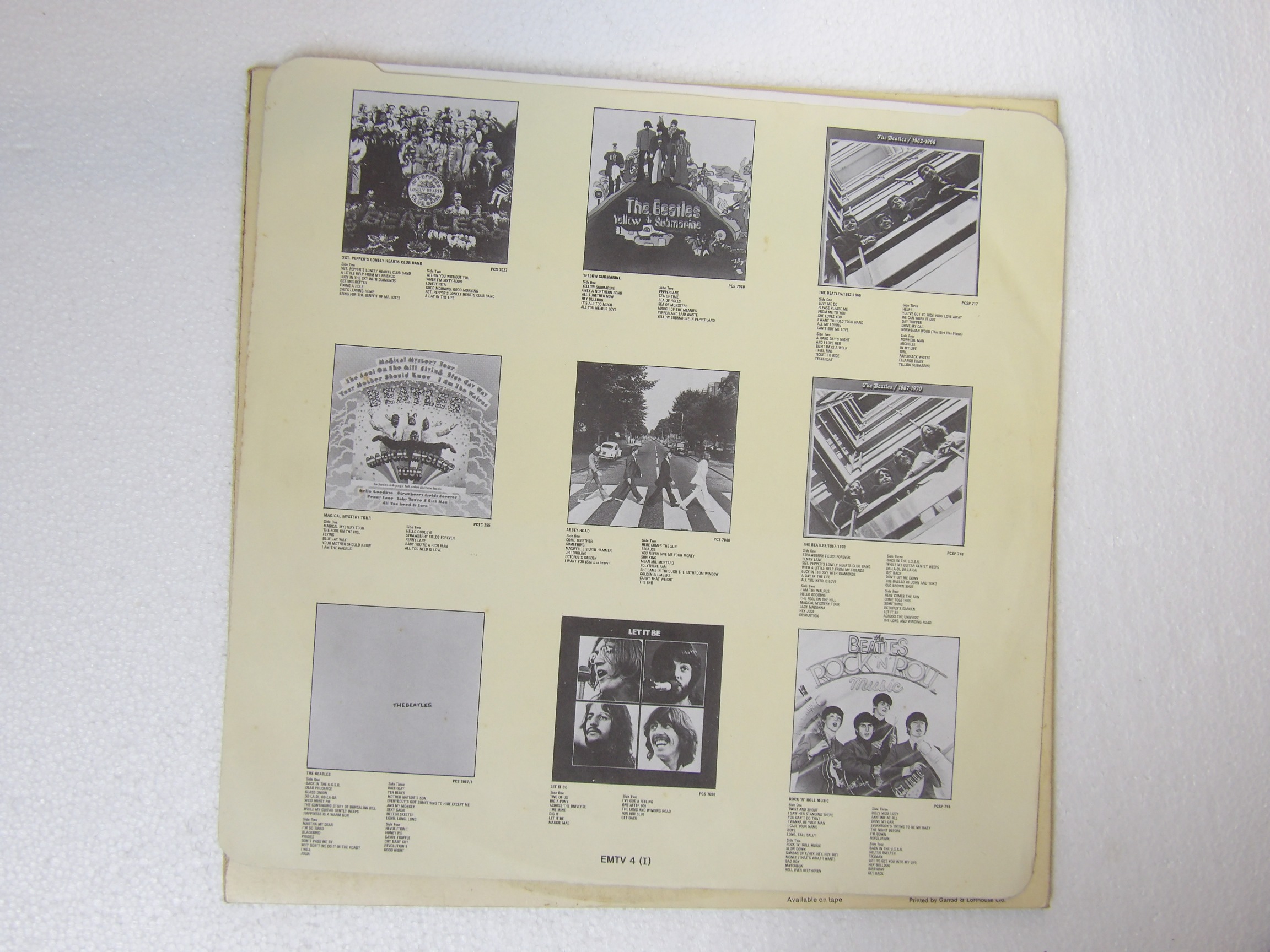 The Beatles: At The Hollywood Bowl UK 1/1 1st Pressing EX LP - Image 6