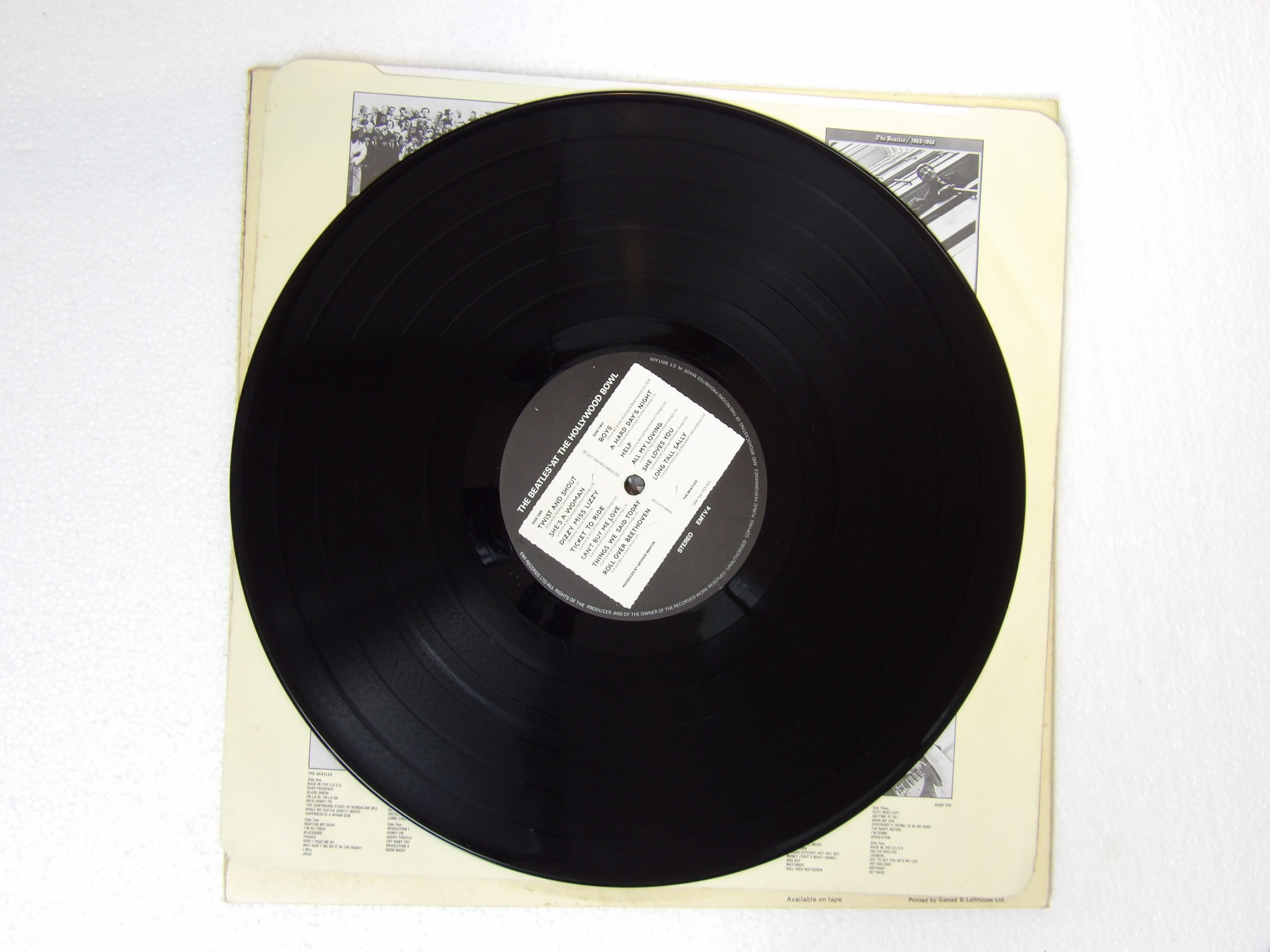 The Beatles: At The Hollywood Bowl UK 1/1 1st Pressing EX LP - Image 5