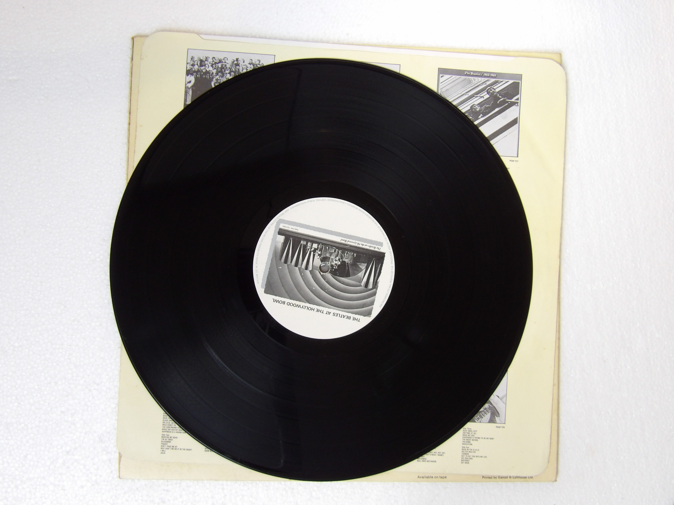 The Beatles: At The Hollywood Bowl UK 1/1 1st Pressing EX LP - Image 4