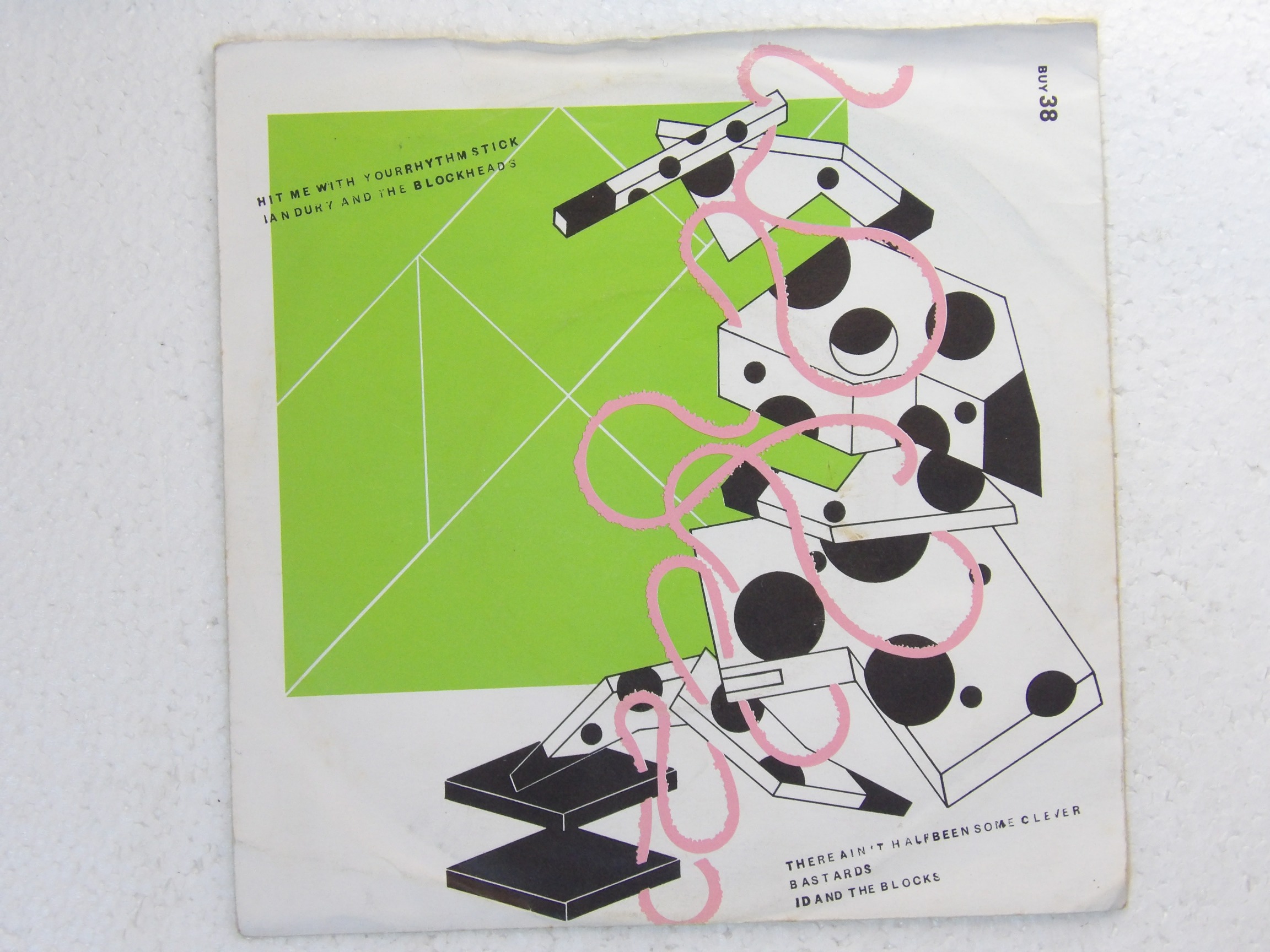 Ian Dury: Hit Me with your Rhythm Stick  1978 UK  7″ (Picture Slv)