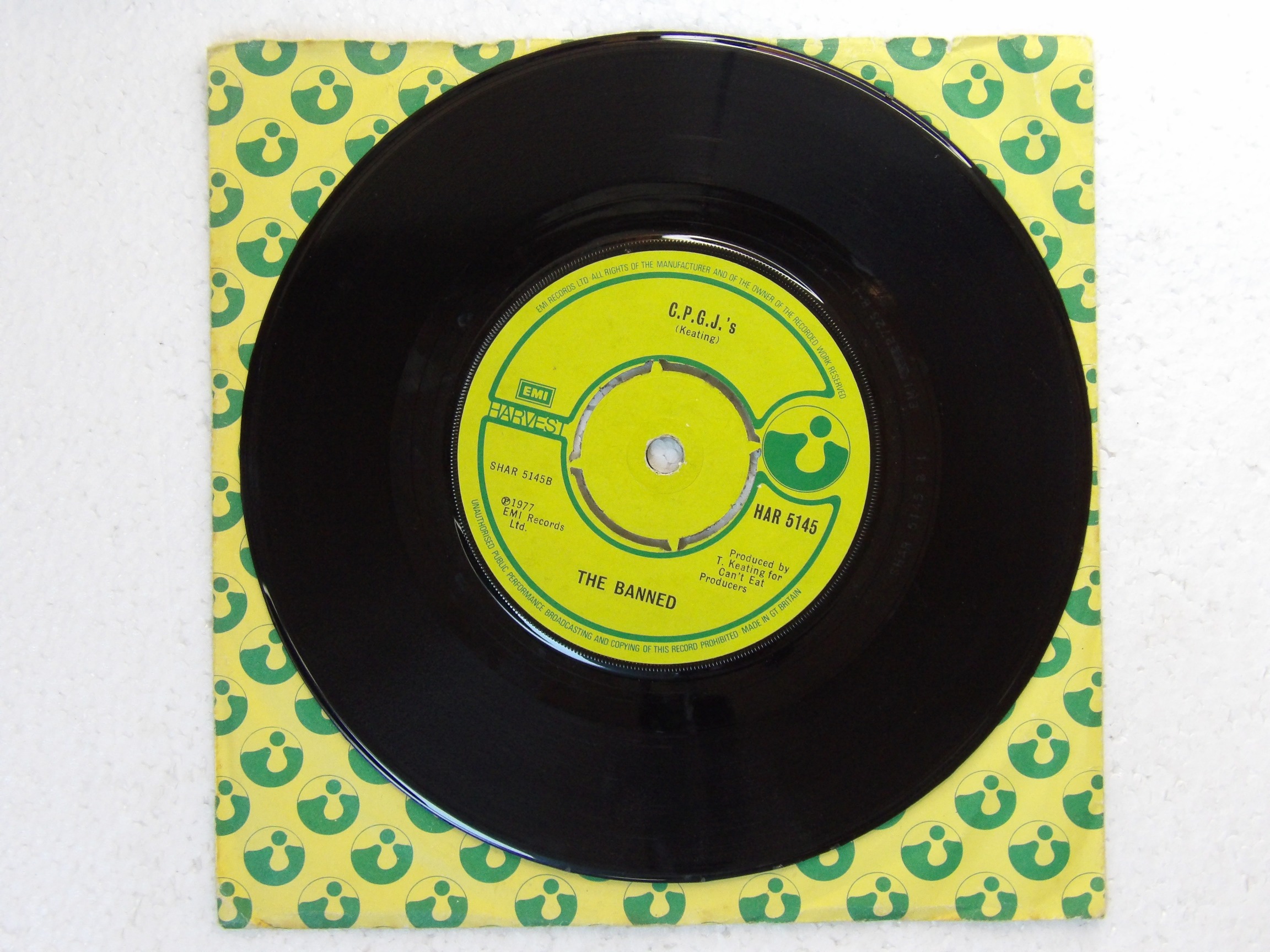 The Banned: Little Girl 1977 UK 7" - Image 2