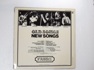 Family:   Old Songs New Songs  1971  First Pressing  A1/B1  EX+  LP