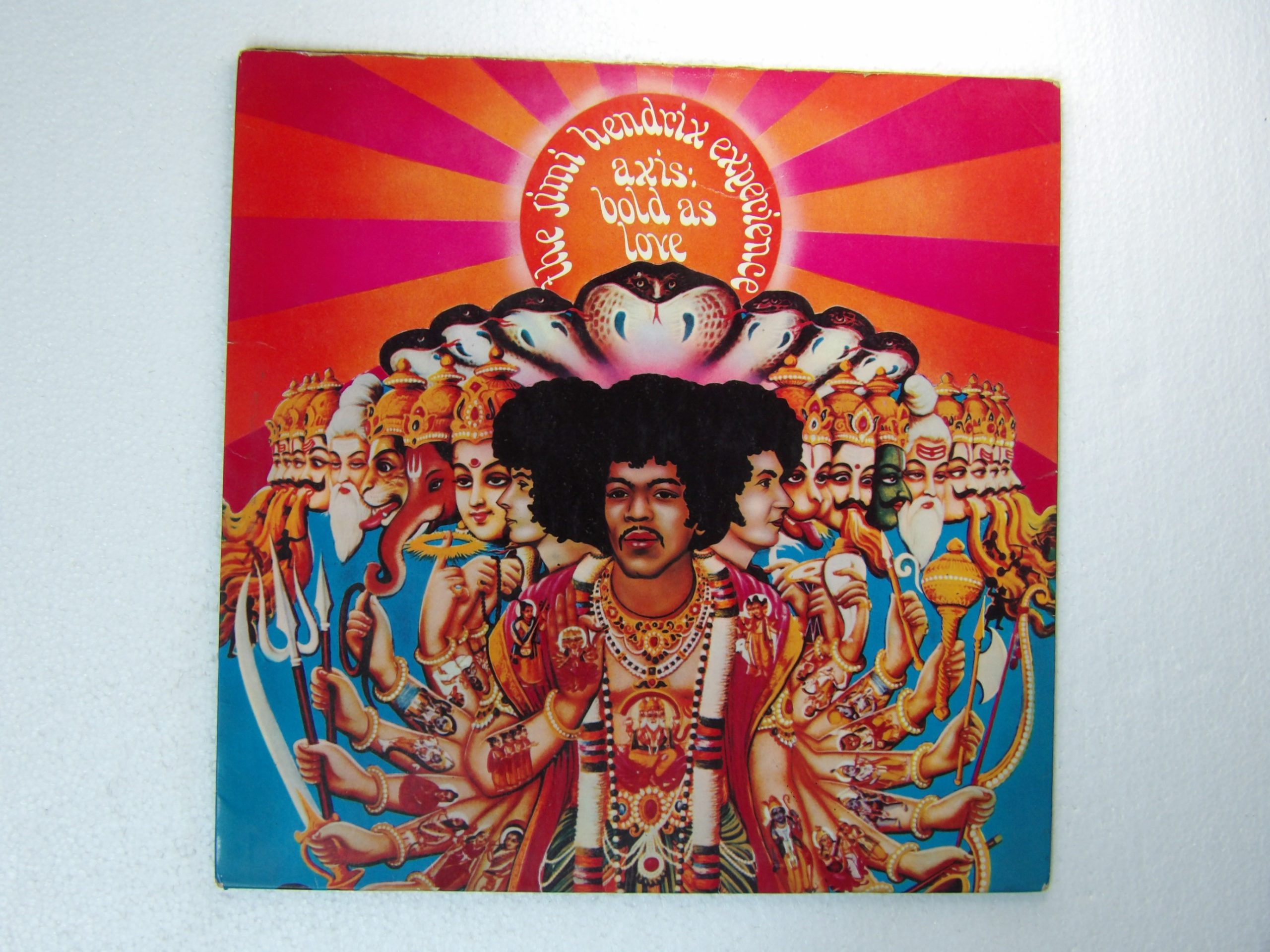 Jimi Hendrix: Axis Bold As Love 1967 First A1/B1 LP Mono + Insert - Image 11