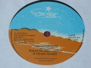 Walston (Star) Shield & Valrie Adams:  Caribbean Lover   UK  EX+    7"