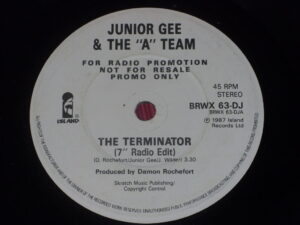 Junior Gee:  The Terminator  orig UK  1987  Promo  UK   7"   EX+