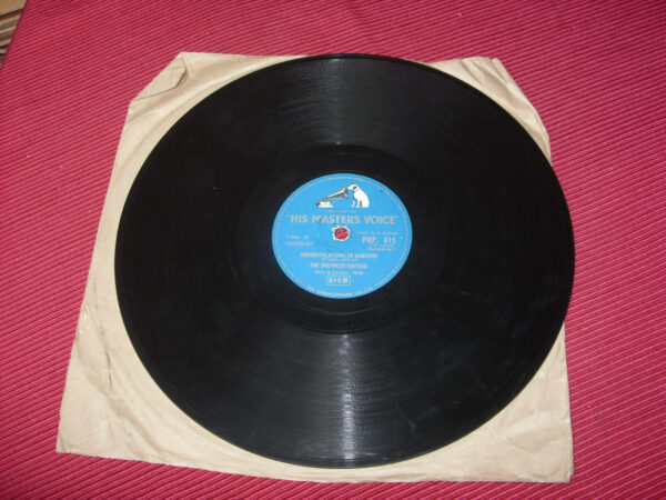 Shepherd Sisters: Congratulations to someone / Alone 10" 78 HMV POP. 411 - Image 5